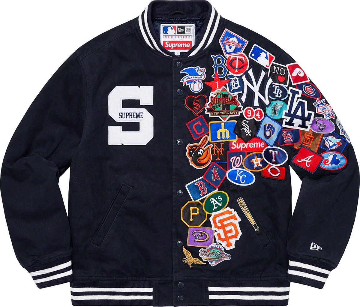 Supreme®/New Era®/MLB Varsity Jacket view 9